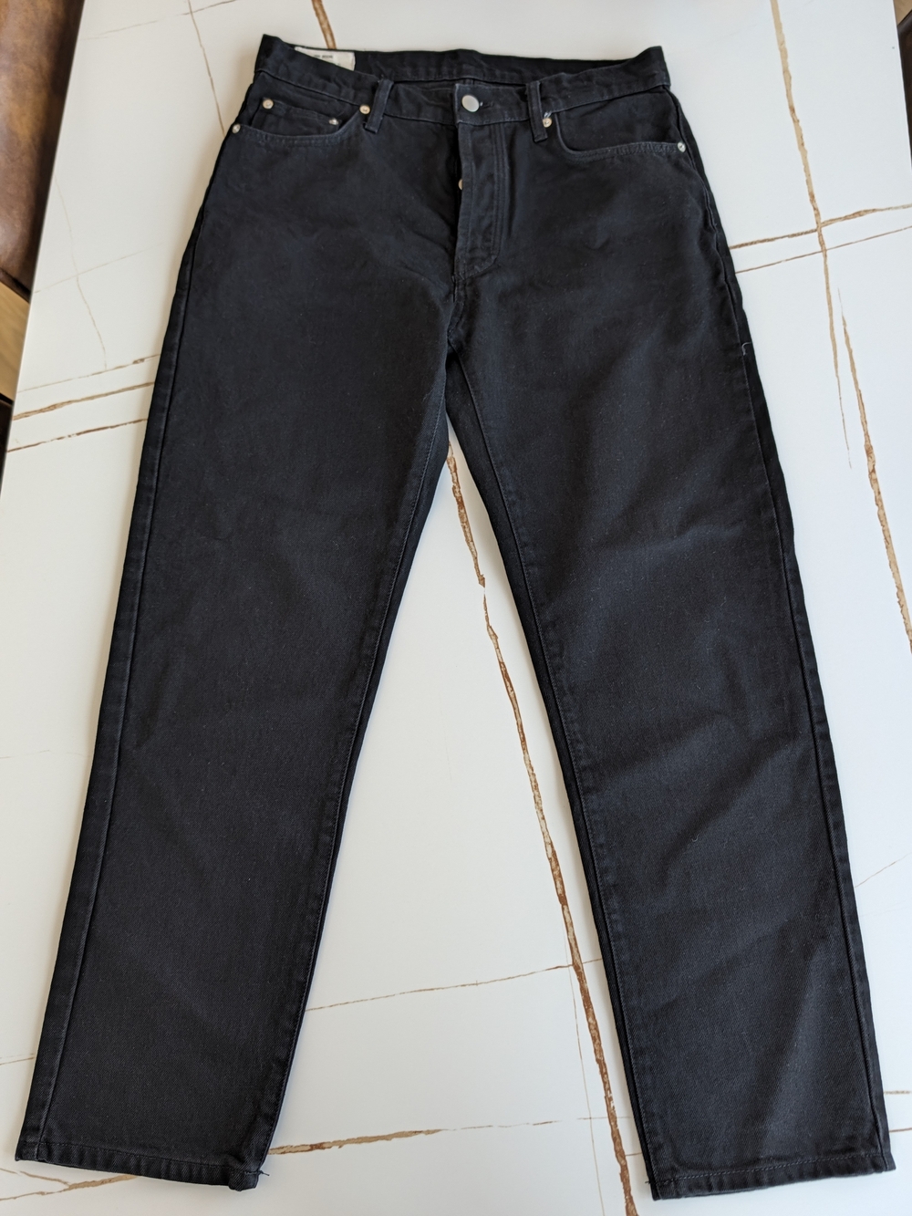 Zara Black Straight-Leg Men's Jeans